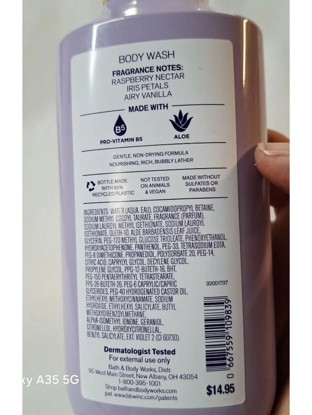 Butterfly By Bath & Body Works Body Wash With Pro-Vitamin B5 & Aloe - 10 Fl Oz (